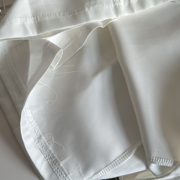 Club L London Sequin Off Shoulder White Mini Dress - Picture 10 of 11